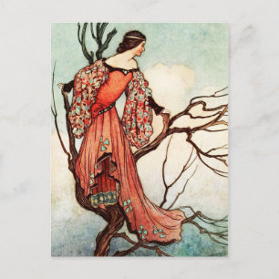 The Iron Stove: The Lost Princess Climbs a Tree Postcard