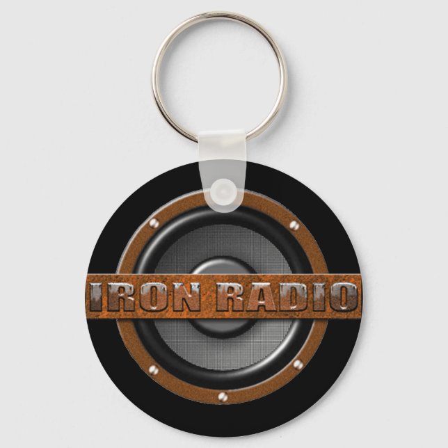The IronRadio keychain. Key Ring (Front)