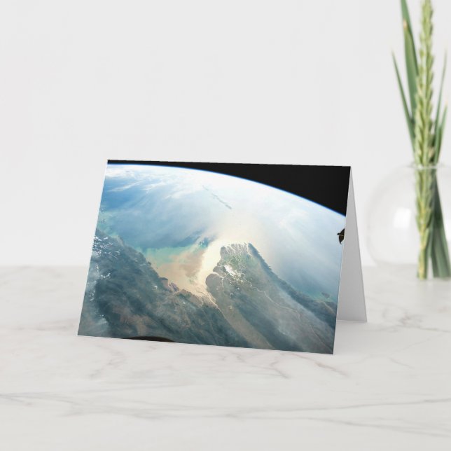 The Irrawaddy River Delta In Burma (Myanmar). Card (Front)