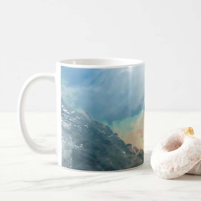 The Irrawaddy River Delta In Burma (Myanmar). Coffee Mug (With Donut)