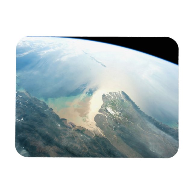 The Irrawaddy River Delta In Burma (Myanmar). Magnet (Horizontal)