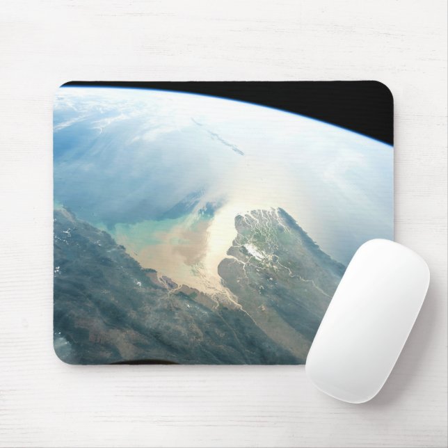 The Irrawaddy River Delta In Burma (Myanmar). Mouse Pad (With Mouse)