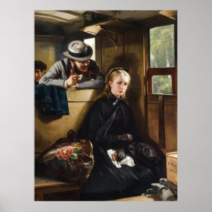 The Irritating Gentleman, 1874 by Berthold Woltze Poster