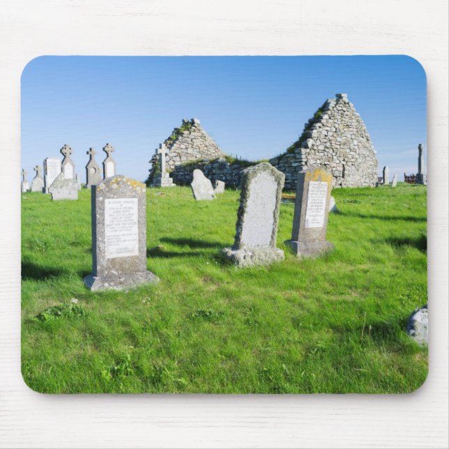 The island Benbecula (Beinn nam Fadhla) Mouse Pad (Front)