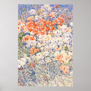 The Island Garden by Childe Hassam. Poster