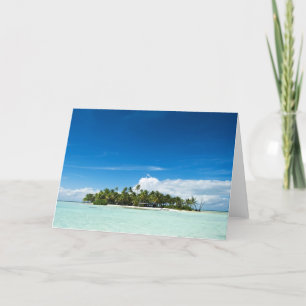 The Island greeting card horizontal