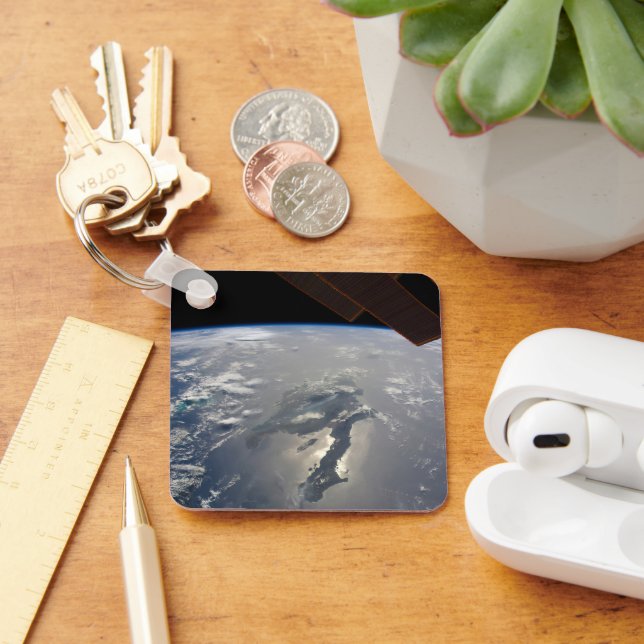 The Island Of Hispaniola With Sunglin Key Ring (Desk)