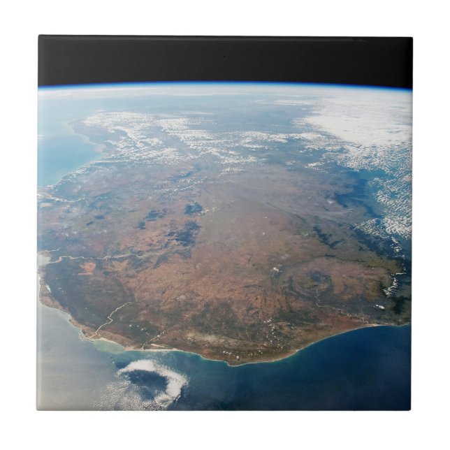 The Island Of Madagascar. Ceramic Tile (Front)