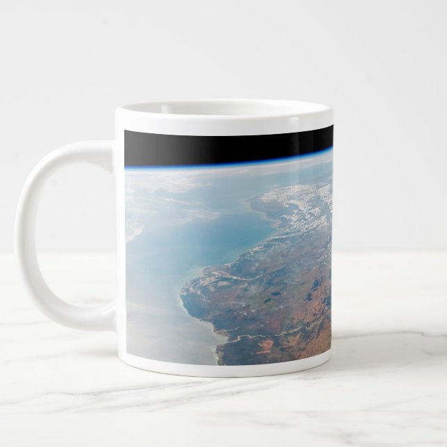 The Island Of Madagascar. Large Coffee Mug (Left)