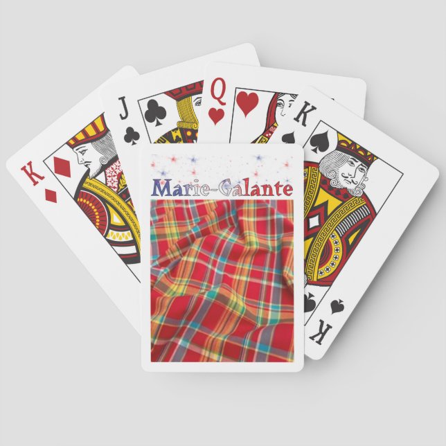 the island of Marie-Galante Playing Cards (Back)
