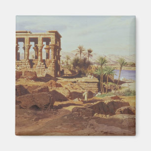 The Island of Philae, 1866 (w/c) Magnet