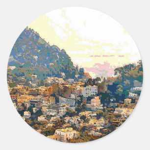 The Isle of Capri Classic Round Sticker