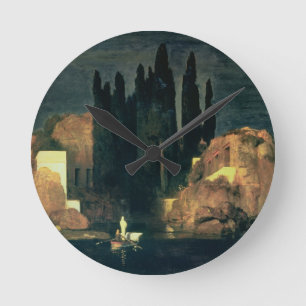 The Isle of the Dead, 1880 (oil on canvas) Round Clock