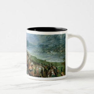 The Israelites on the Bank of the Red Sea, 1621 Two-Tone Coffee Mug