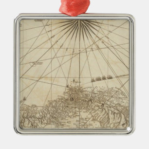 The Isthmus of Panama Metal Ornament
