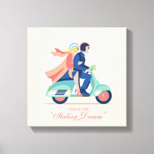 The Italian Dream - The White Lotus Canvas Print