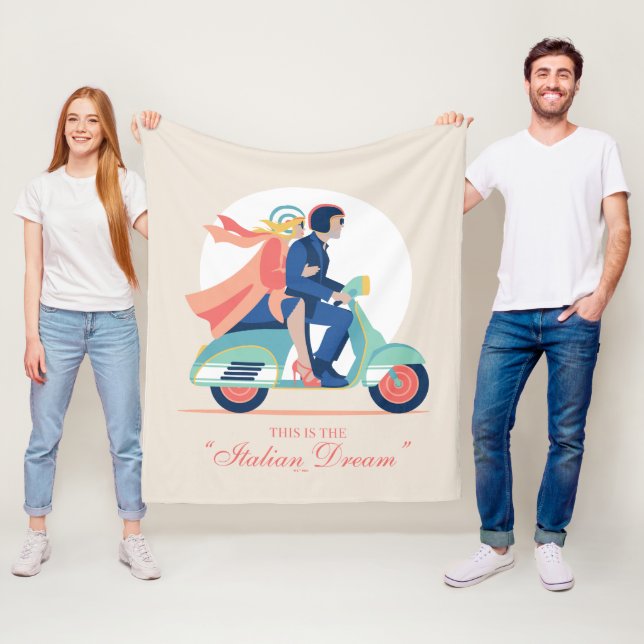 The Italian Dream - The White Lotus Fleece Blanket (In Situ)