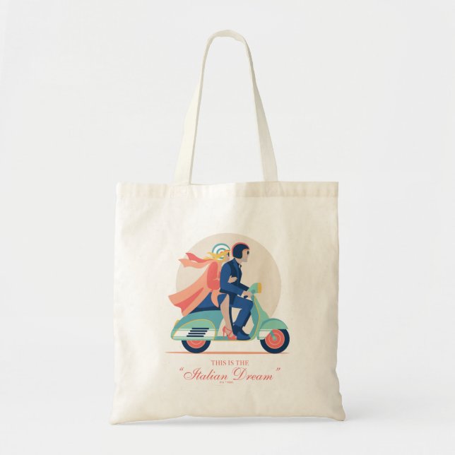 The Italian Dream - The White Lotus Tote Bag (Front)