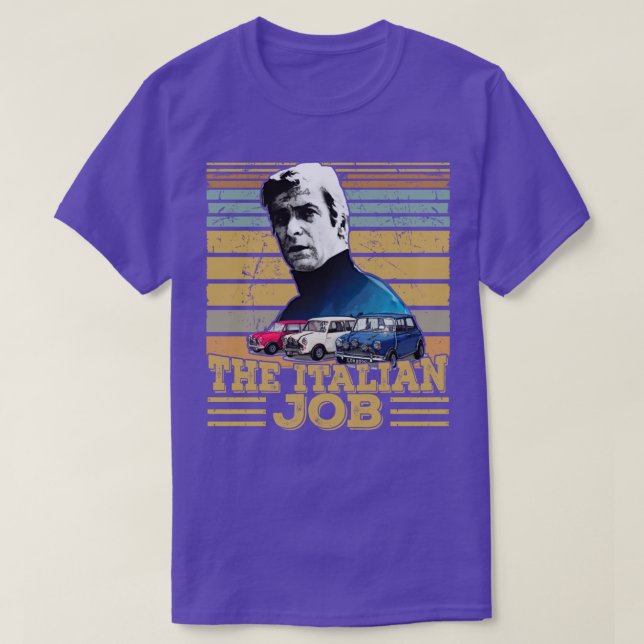 The Italian Job Classic Movie T-Shirt (Design Front)