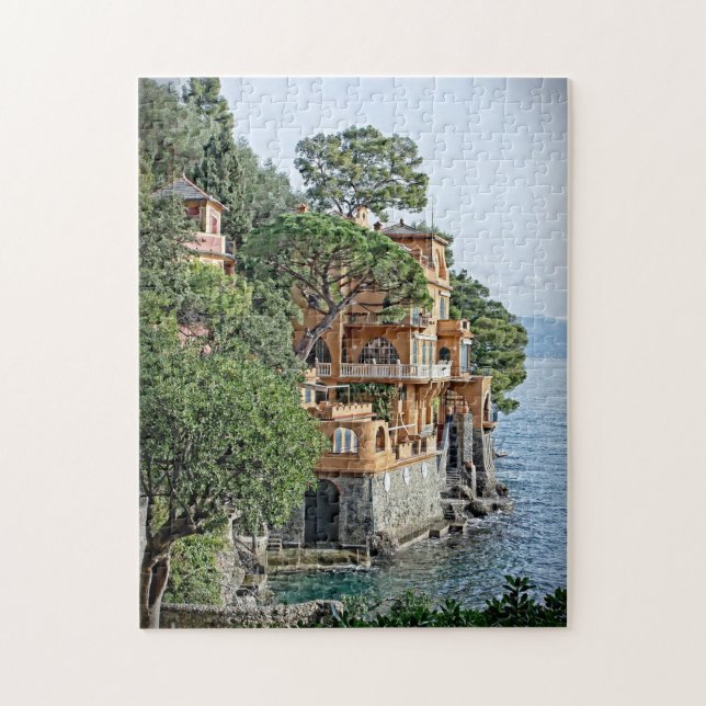 The Italian Riviera - Portofino, Italia Puzzle (Vertical)