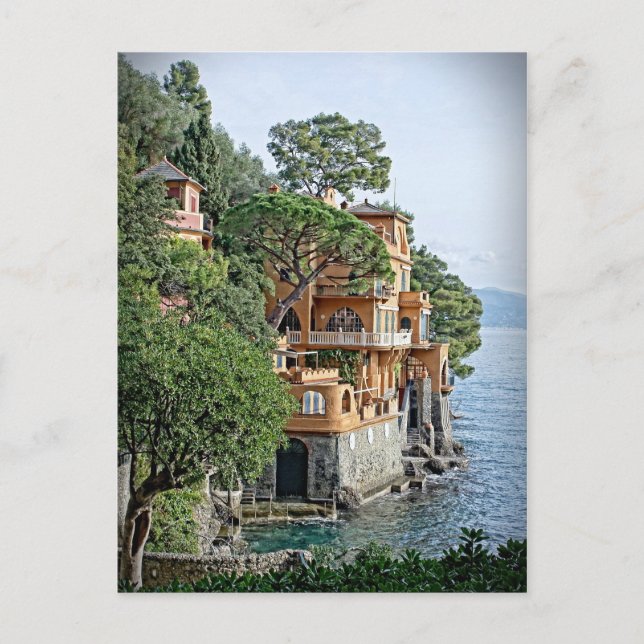 The Italian Riviera - Portofino Postcard (Front)