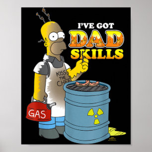 The Ive Got Dad Skills Fathers Day Poster