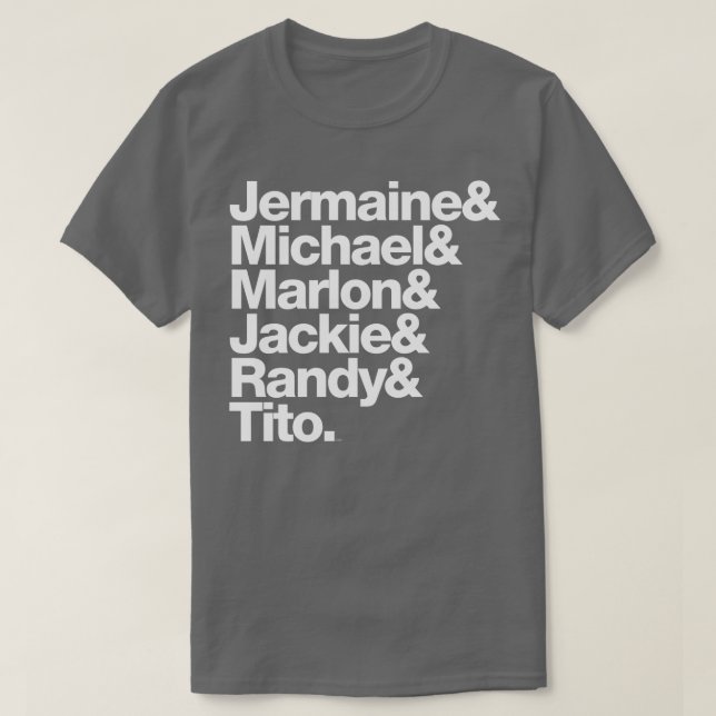 The Jacksons Dont Forget About Randy T-Shirt (Design Front)