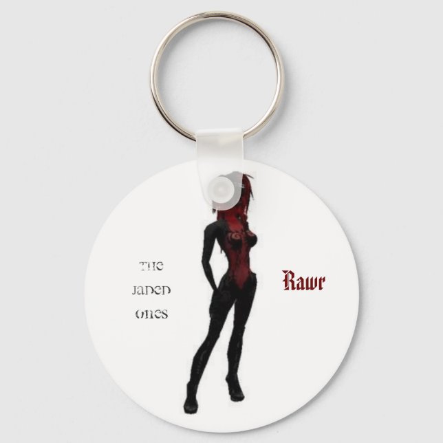 The Jaded Ones Rawr Keychain (Front)