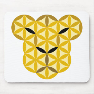 The jaguar cub Of Life - Sacred Animal - 01. Mouse Pad