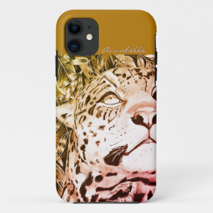 The Jaguar (gold/red) iPhone 11 Case