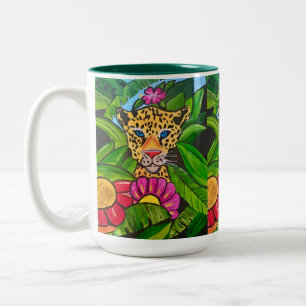 The Jaguar Two-Tone Coffee Mug