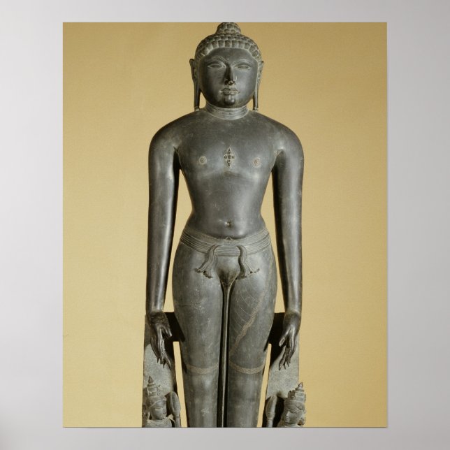 The Jain Tirthankara, Parsvanatha, Rajasthan, Prat Poster (Front)