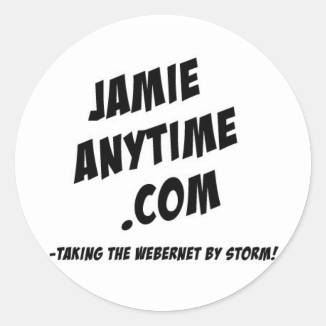 The Jamie Anytime Sticker Sheet (Front)