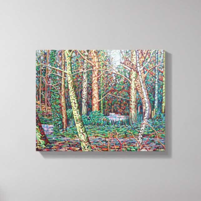 The January Path Canvas Print (Front)