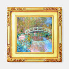 The Japanese Bridge by Claude Monet  Magnet