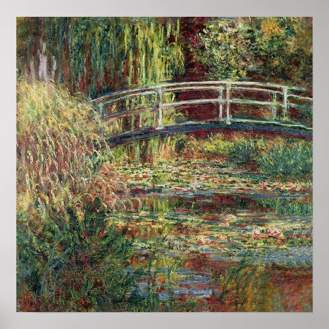 The Japanese Bridge Claude Monet Poster (Front)