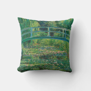 The Japanese Bridge (Water-Lily Pond), Monet Cushion