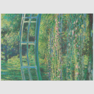The Japanese Bridge (Water-Lily Pond), Monet Tissue Paper