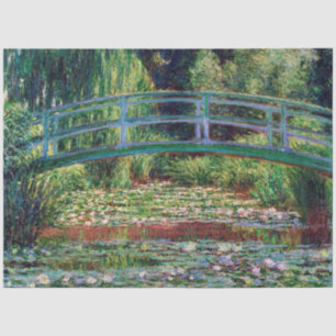 The Japanese Bridge (Water-Lily Pond), Monet Tissue Paper