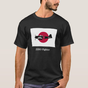 The Japanese flag and Zero fighter T-Shirt