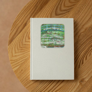 The Japanese Footbridge by Claude Monet Square Sticker