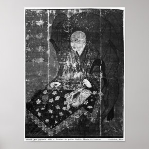 The Japanese priest Jitchin Poster