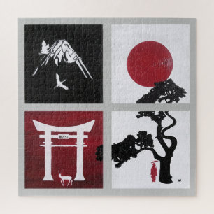 The Japanese Spirit Painting by Alfred Fox Jigsaw Puzzle