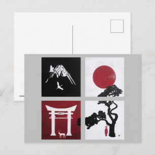 The Japanese Spirit Painting by Alfred Fox Postcard