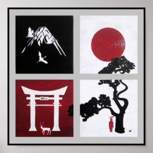 The Japanese Spirit Painting by Alfred Fox Poster