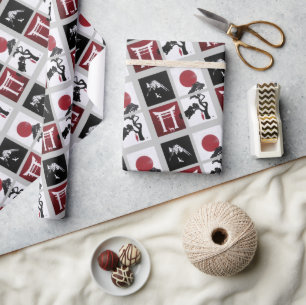 The Japanese Spirit Painting by Alfred Fox Wrapping Paper