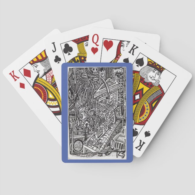 The Jaws of Fate Playing Cards (Back)