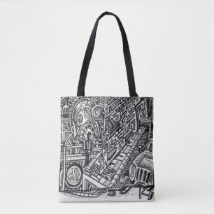 The Jaws of Fate Tote Bag