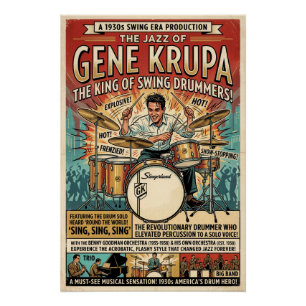 The Jazz of Gene Krupa  Poster