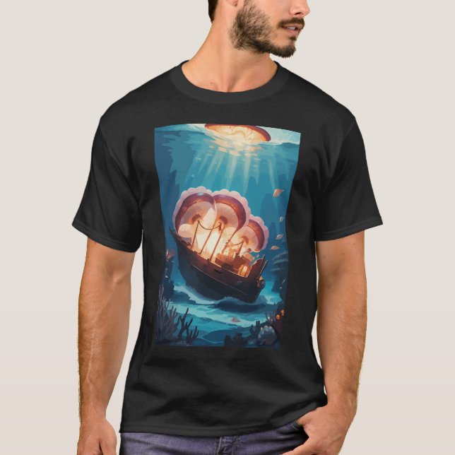 The Jellyfish Piratesâ€™ Raid T-Shirt (Front)